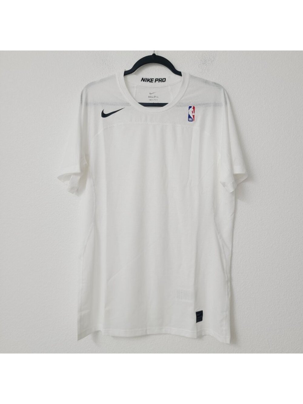 NEW Nike Pro NBA Team Player Issue HyperCool T-Shirt 880810-100 Size L White
